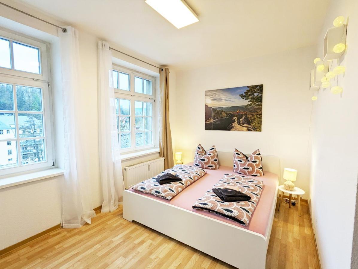 Lichtdurchflutete Helle Wohnung Mit Garten Sauna & Pool - Hw3 Sebnitz Exteriér fotografie
