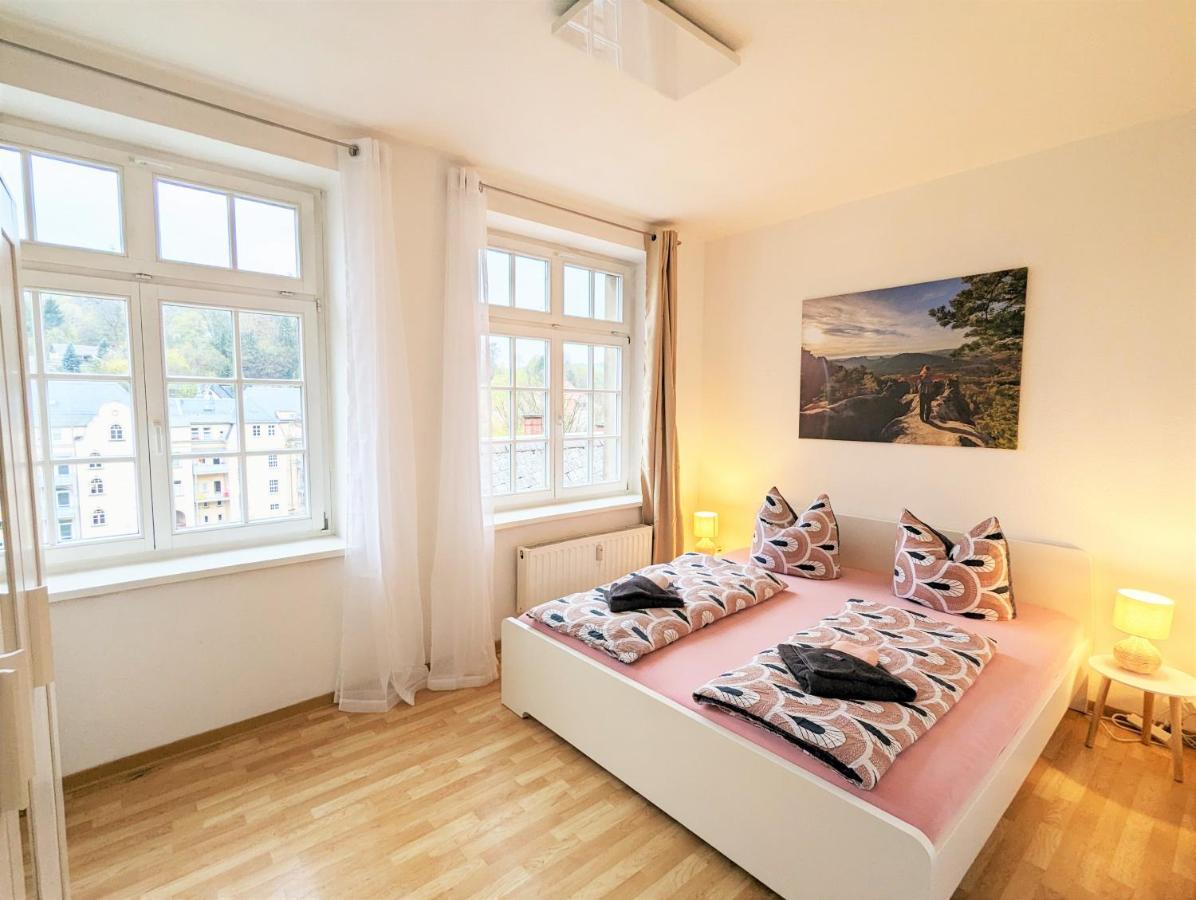 Lichtdurchflutete Helle Wohnung Mit Garten Sauna & Pool - Hw3 Sebnitz Exteriér fotografie