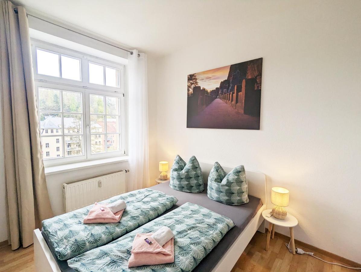 Lichtdurchflutete Helle Wohnung Mit Garten Sauna & Pool - Hw3 Sebnitz Exteriér fotografie