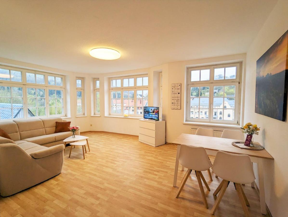 Lichtdurchflutete Helle Wohnung Mit Garten Sauna & Pool - Hw3 Sebnitz Exteriér fotografie